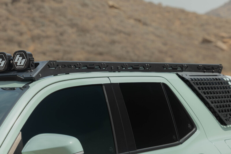 Toyota 4Runner Exterior Window Molle - Driver Side - DV8 Offroad - For DV8 Roof Rack - Black Powder Coated - `25-`26